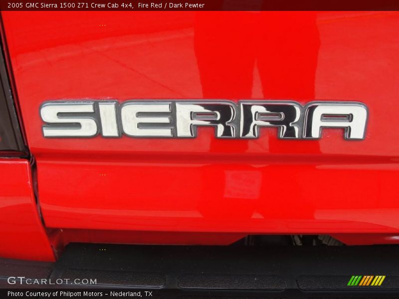 Fire Red / Dark Pewter 2005 GMC Sierra 1500 Z71 Crew Cab 4x4
