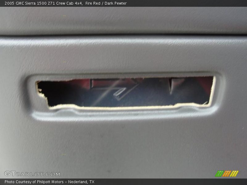 Fire Red / Dark Pewter 2005 GMC Sierra 1500 Z71 Crew Cab 4x4