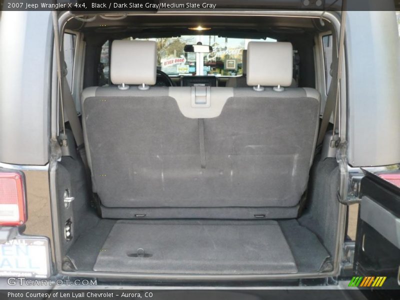 Black / Dark Slate Gray/Medium Slate Gray 2007 Jeep Wrangler X 4x4