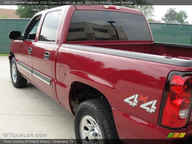 Sport Red Metallic / Dark Charcoal 2007 Chevrolet Silverado 1500 Classic LS Crew Cab 4x4