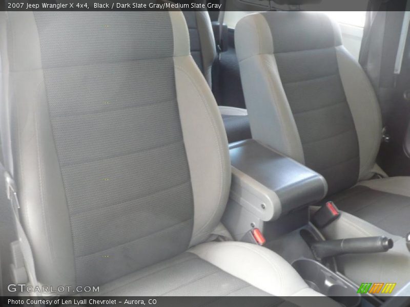 Black / Dark Slate Gray/Medium Slate Gray 2007 Jeep Wrangler X 4x4