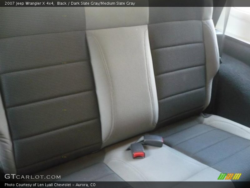 Black / Dark Slate Gray/Medium Slate Gray 2007 Jeep Wrangler X 4x4