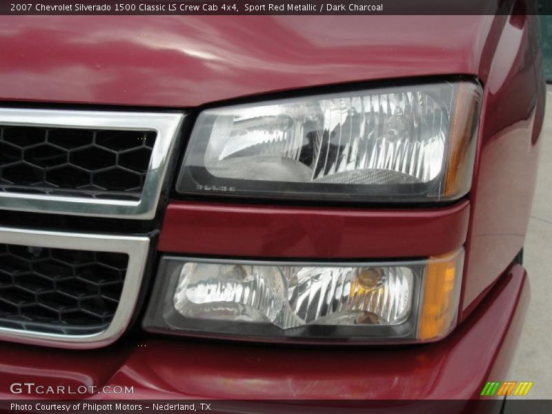 Sport Red Metallic / Dark Charcoal 2007 Chevrolet Silverado 1500 Classic LS Crew Cab 4x4