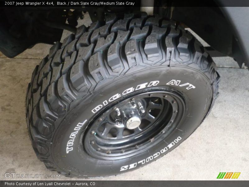 Black / Dark Slate Gray/Medium Slate Gray 2007 Jeep Wrangler X 4x4