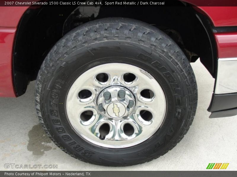 Sport Red Metallic / Dark Charcoal 2007 Chevrolet Silverado 1500 Classic LS Crew Cab 4x4