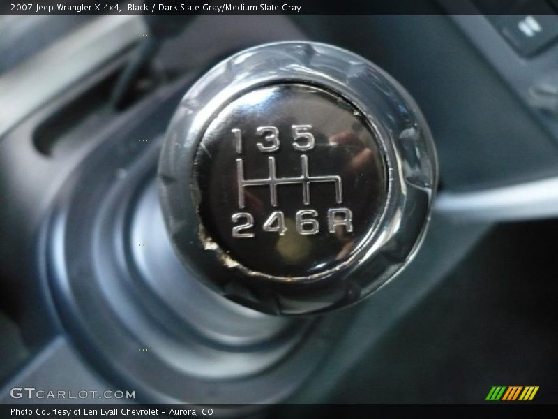 Black / Dark Slate Gray/Medium Slate Gray 2007 Jeep Wrangler X 4x4