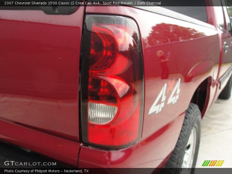 Sport Red Metallic / Dark Charcoal 2007 Chevrolet Silverado 1500 Classic LS Crew Cab 4x4