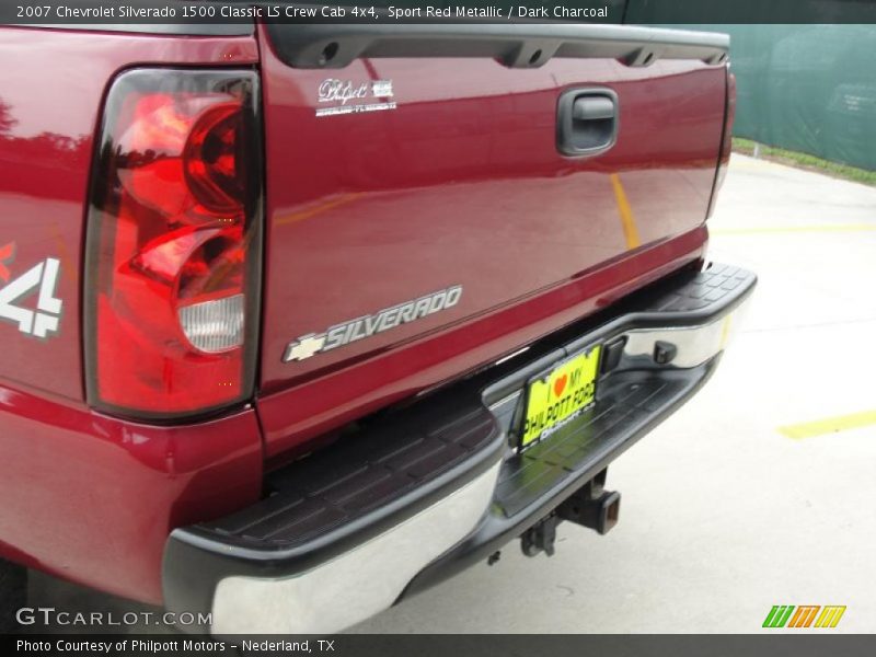 Sport Red Metallic / Dark Charcoal 2007 Chevrolet Silverado 1500 Classic LS Crew Cab 4x4