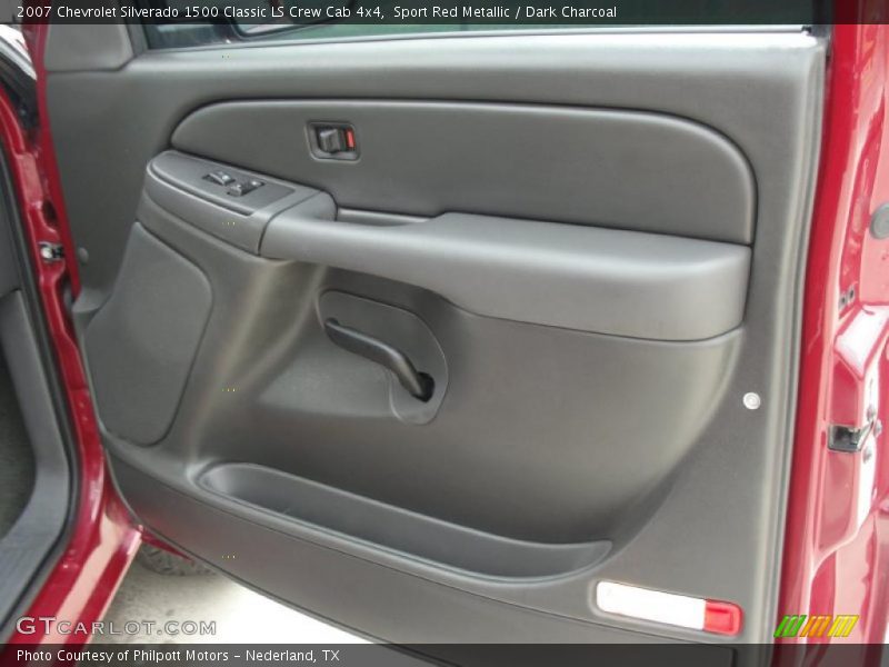 Sport Red Metallic / Dark Charcoal 2007 Chevrolet Silverado 1500 Classic LS Crew Cab 4x4