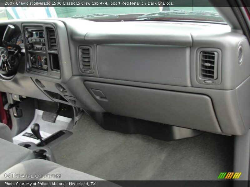 Sport Red Metallic / Dark Charcoal 2007 Chevrolet Silverado 1500 Classic LS Crew Cab 4x4