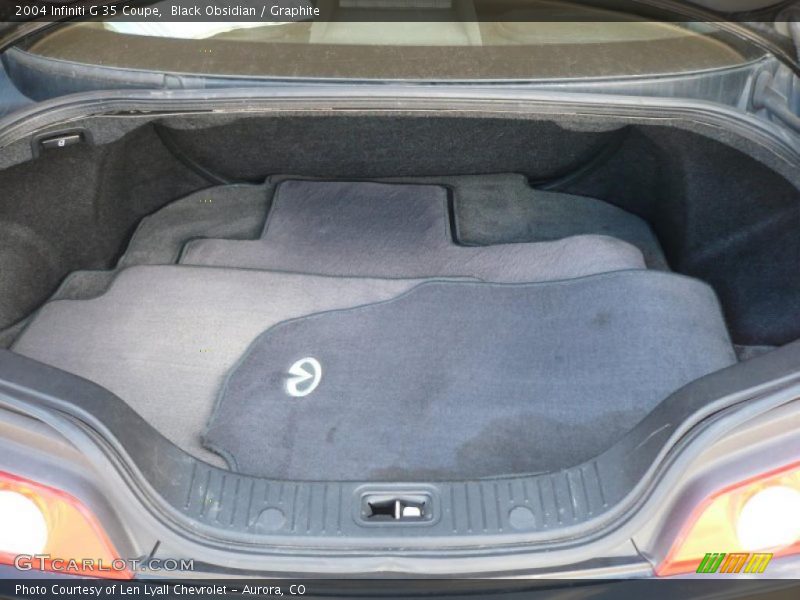 Black Obsidian / Graphite 2004 Infiniti G 35 Coupe