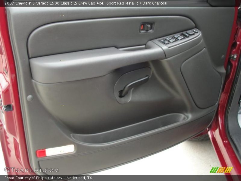 Sport Red Metallic / Dark Charcoal 2007 Chevrolet Silverado 1500 Classic LS Crew Cab 4x4