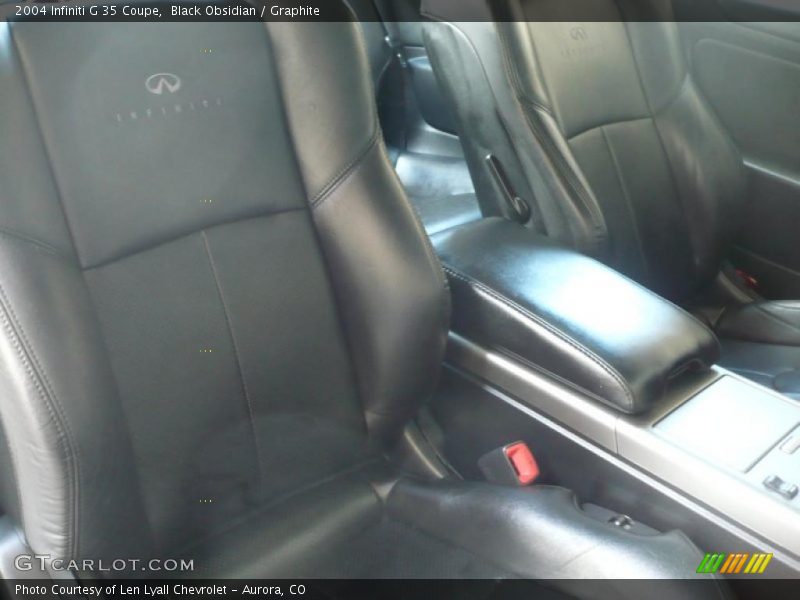 Black Obsidian / Graphite 2004 Infiniti G 35 Coupe