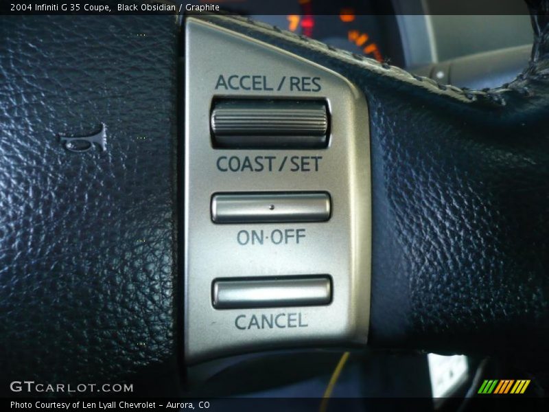 Black Obsidian / Graphite 2004 Infiniti G 35 Coupe