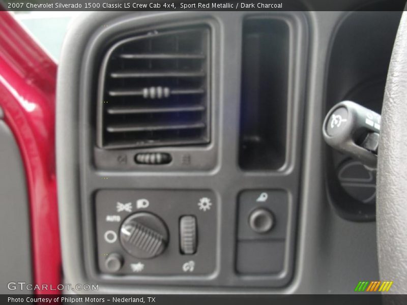 Sport Red Metallic / Dark Charcoal 2007 Chevrolet Silverado 1500 Classic LS Crew Cab 4x4