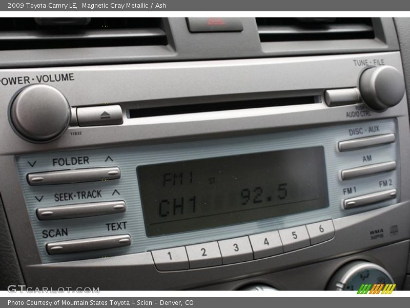 Magnetic Gray Metallic / Ash 2009 Toyota Camry LE
