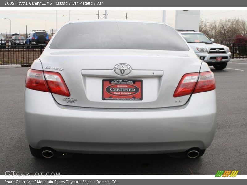 Classic Silver Metallic / Ash 2009 Toyota Camry LE V6