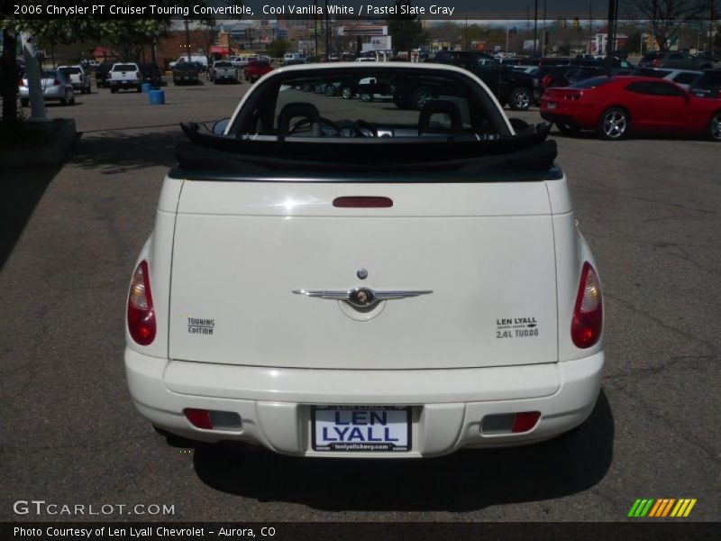 Cool Vanilla White / Pastel Slate Gray 2006 Chrysler PT Cruiser Touring Convertible