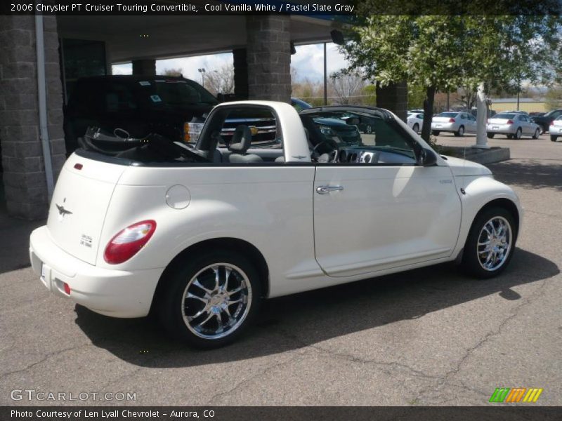 Cool Vanilla White / Pastel Slate Gray 2006 Chrysler PT Cruiser Touring Convertible