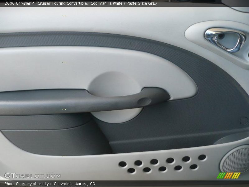 Cool Vanilla White / Pastel Slate Gray 2006 Chrysler PT Cruiser Touring Convertible