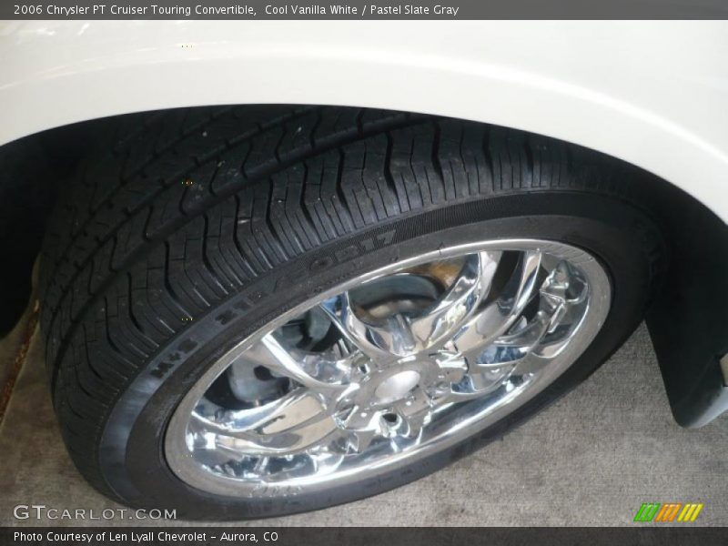 Cool Vanilla White / Pastel Slate Gray 2006 Chrysler PT Cruiser Touring Convertible