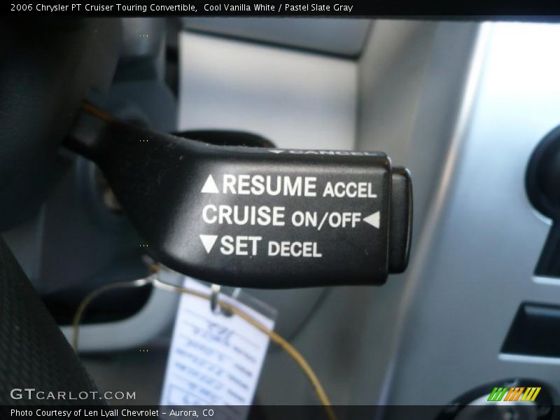 Cool Vanilla White / Pastel Slate Gray 2006 Chrysler PT Cruiser Touring Convertible