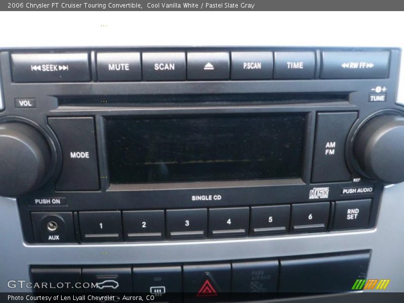 Controls of 2006 PT Cruiser Touring Convertible