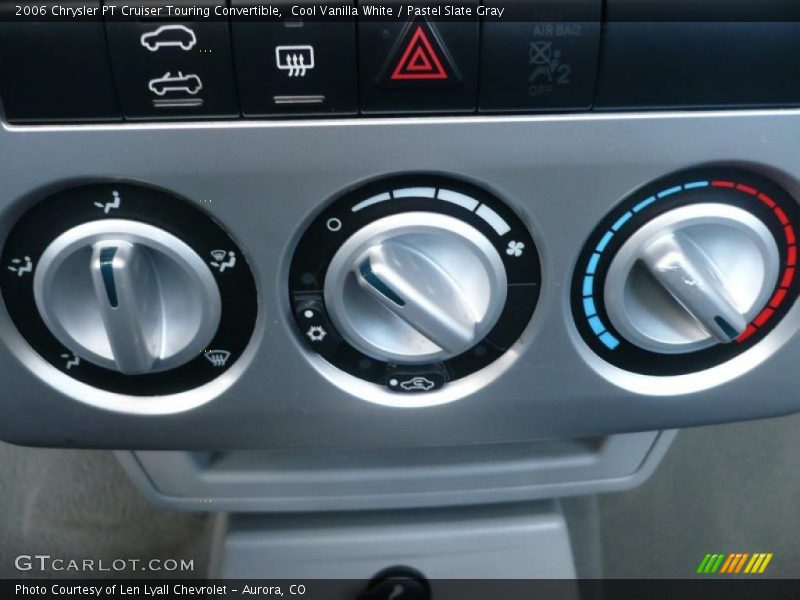 Controls of 2006 PT Cruiser Touring Convertible