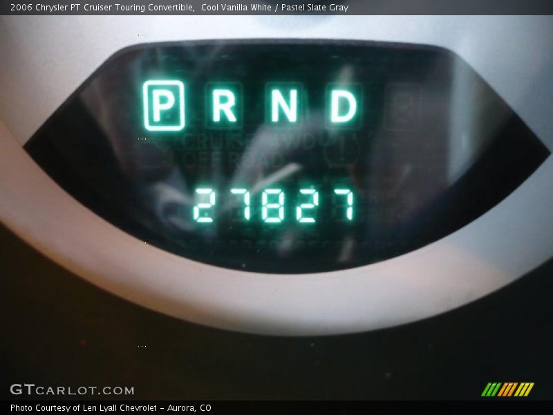 Cool Vanilla White / Pastel Slate Gray 2006 Chrysler PT Cruiser Touring Convertible