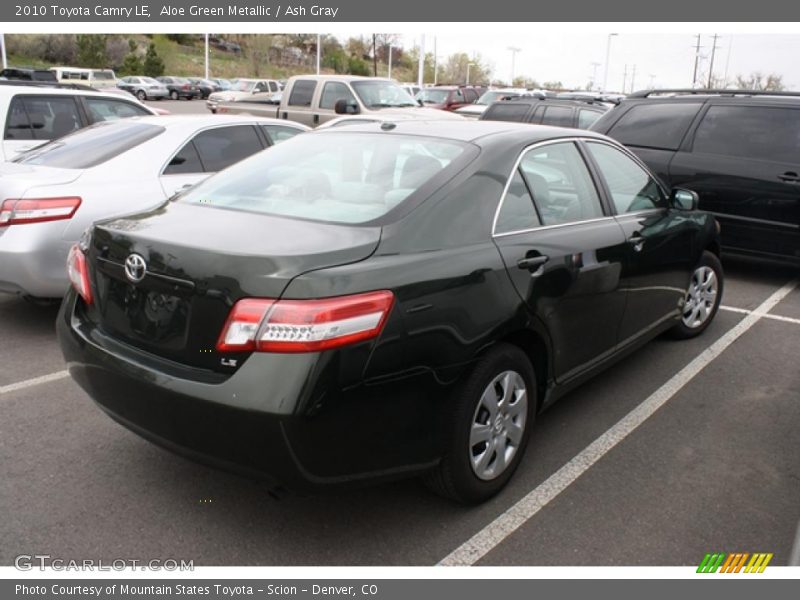Aloe Green Metallic / Ash Gray 2010 Toyota Camry LE