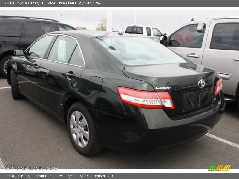 Aloe Green Metallic / Ash Gray 2010 Toyota Camry LE
