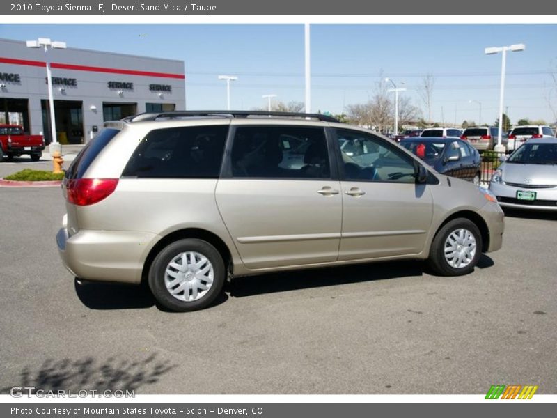 Desert Sand Mica / Taupe 2010 Toyota Sienna LE