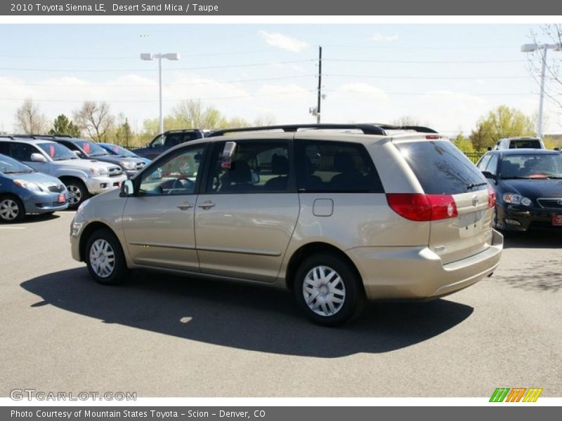 Desert Sand Mica / Taupe 2010 Toyota Sienna LE