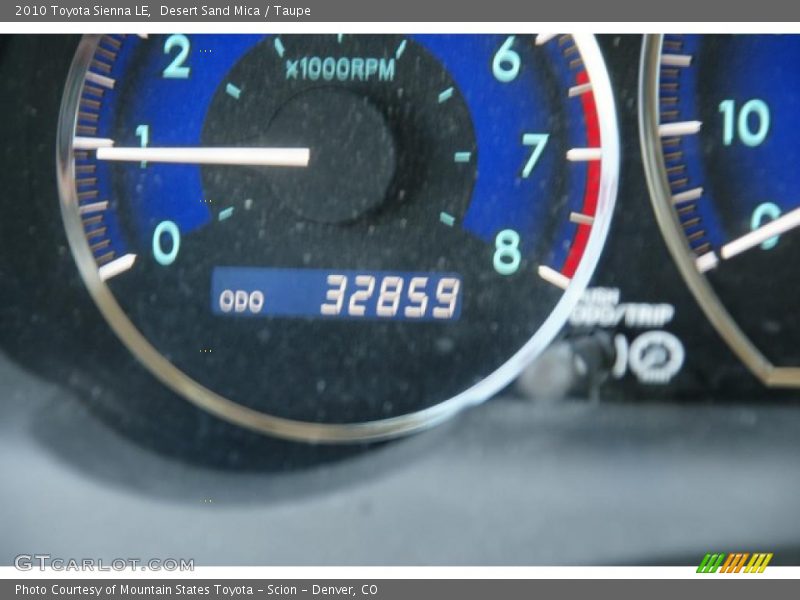 Desert Sand Mica / Taupe 2010 Toyota Sienna LE