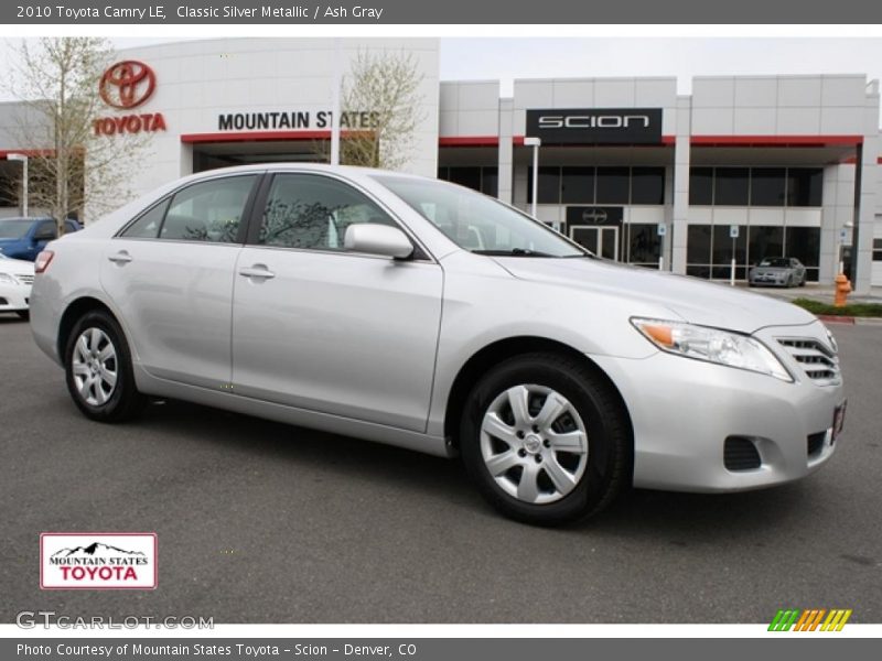 Classic Silver Metallic / Ash Gray 2010 Toyota Camry LE