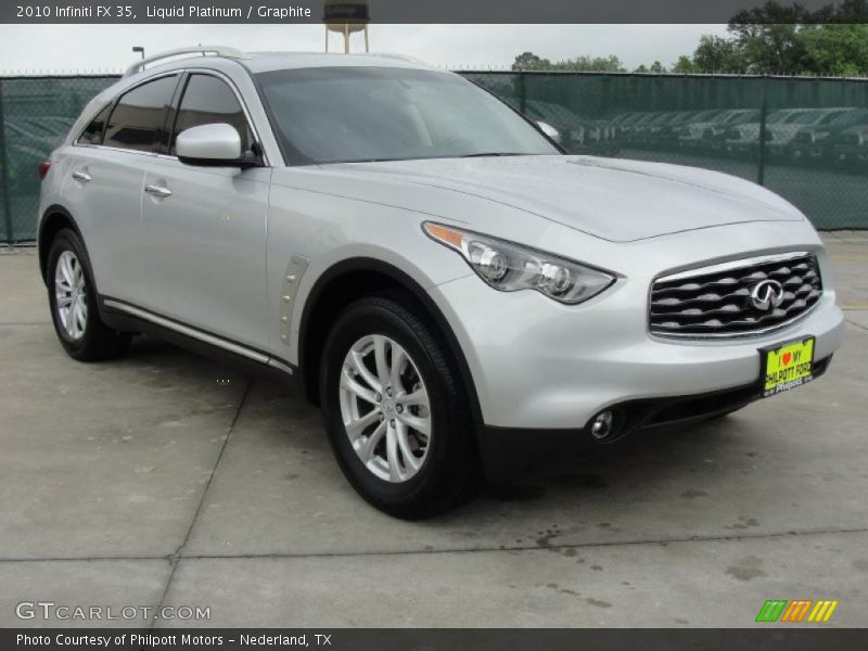 Liquid Platinum / Graphite 2010 Infiniti FX 35