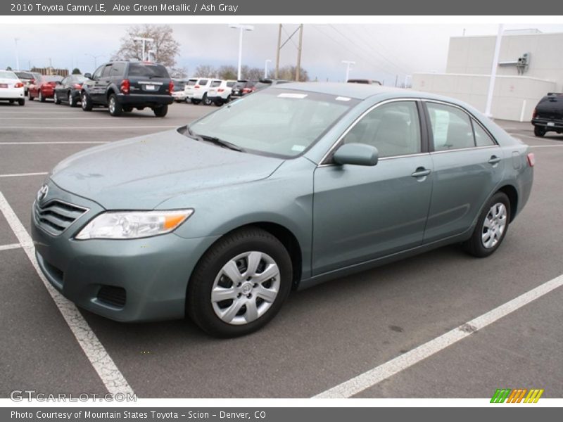 Aloe Green Metallic / Ash Gray 2010 Toyota Camry LE