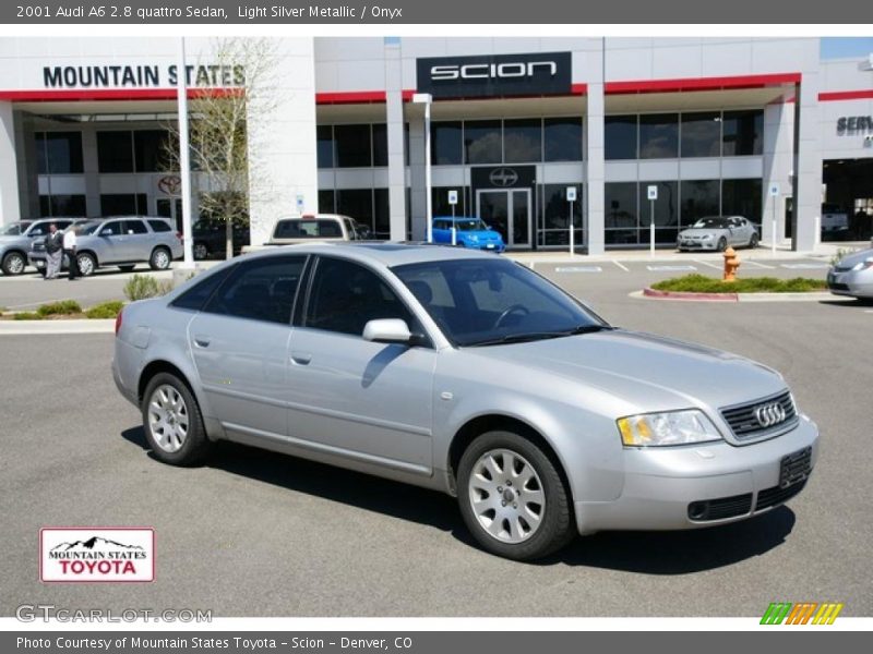 Light Silver Metallic / Onyx 2001 Audi A6 2.8 quattro Sedan