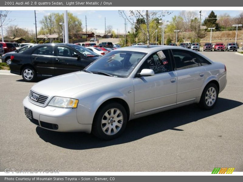 Light Silver Metallic / Onyx 2001 Audi A6 2.8 quattro Sedan