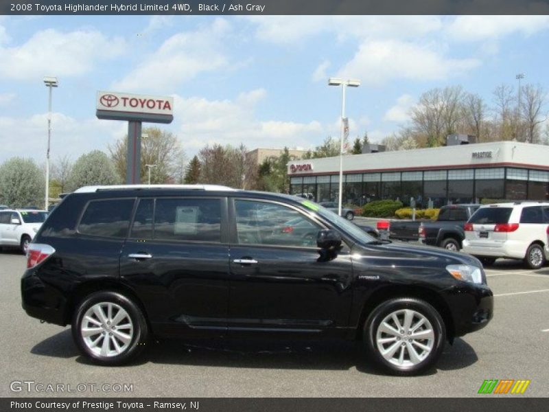 Black / Ash Gray 2008 Toyota Highlander Hybrid Limited 4WD