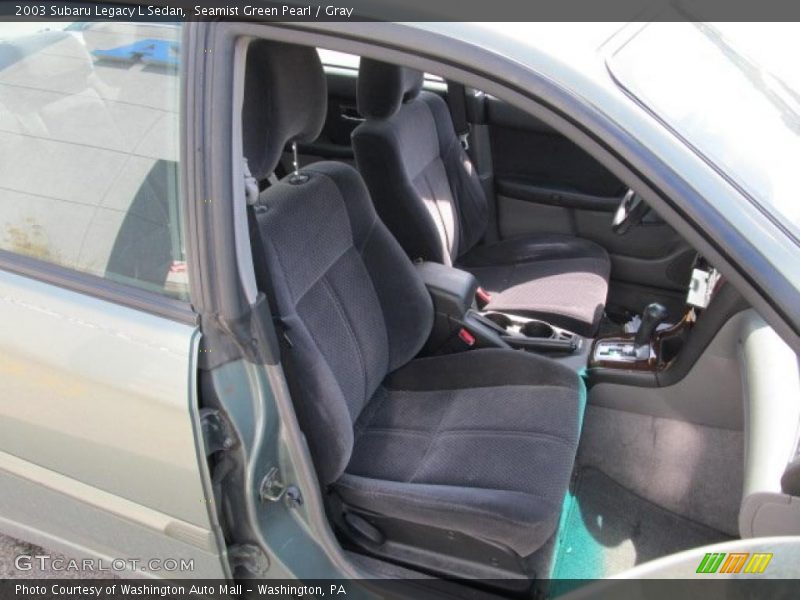 Seamist Green Pearl / Gray 2003 Subaru Legacy L Sedan