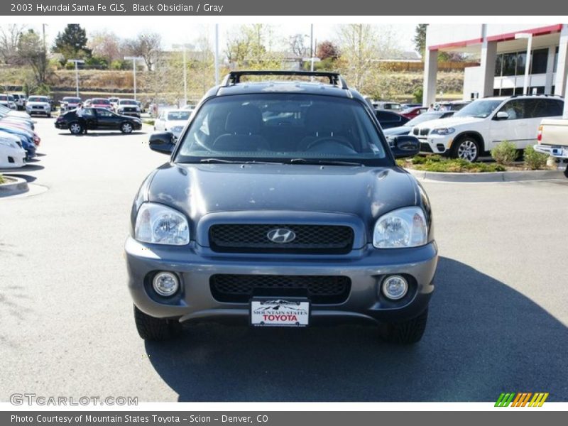 Black Obsidian / Gray 2003 Hyundai Santa Fe GLS