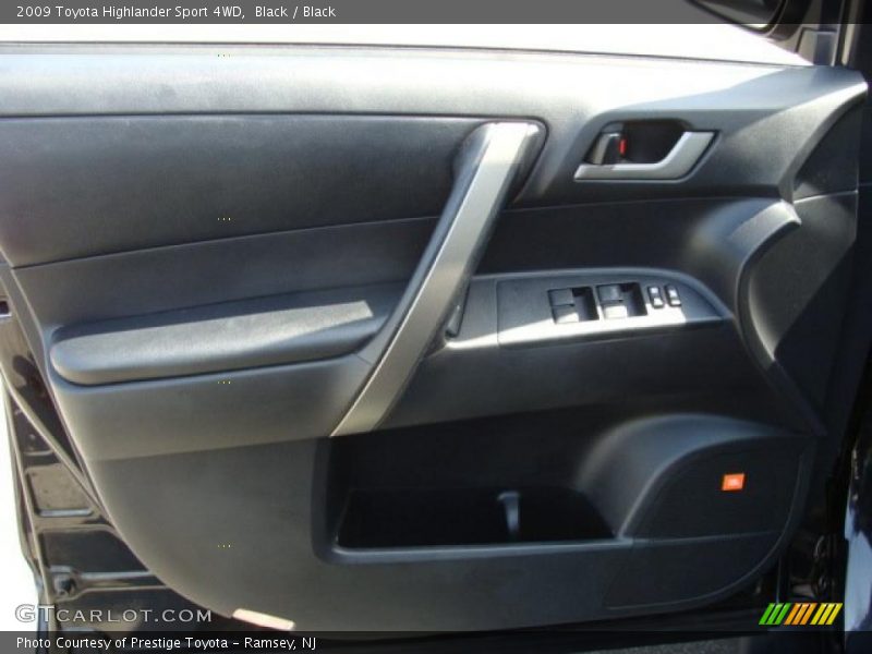 Black / Black 2009 Toyota Highlander Sport 4WD