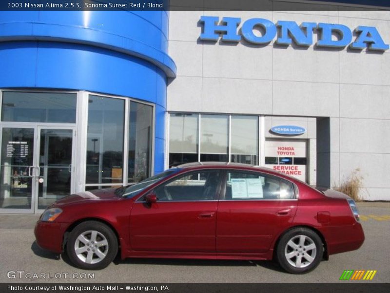 Sonoma Sunset Red / Blond 2003 Nissan Altima 2.5 S