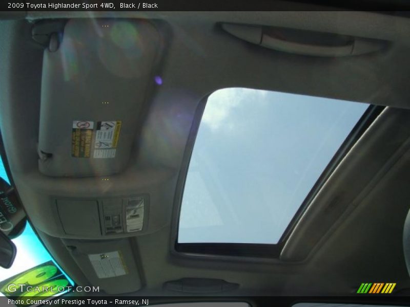 Black / Black 2009 Toyota Highlander Sport 4WD