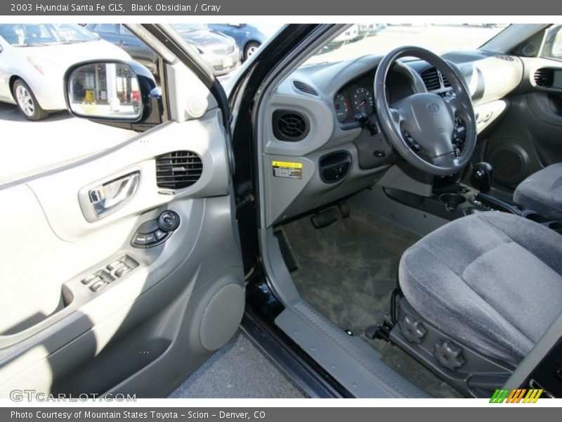 Black Obsidian / Gray 2003 Hyundai Santa Fe GLS