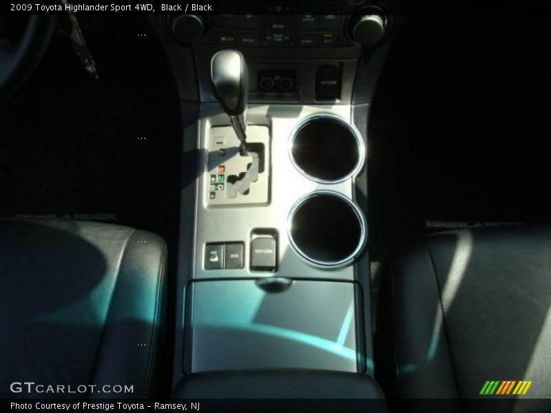 Black / Black 2009 Toyota Highlander Sport 4WD