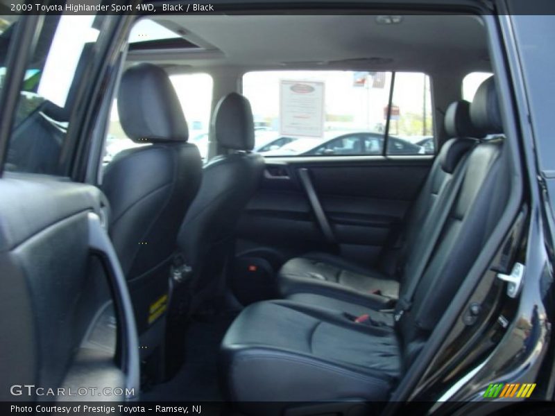 Black / Black 2009 Toyota Highlander Sport 4WD