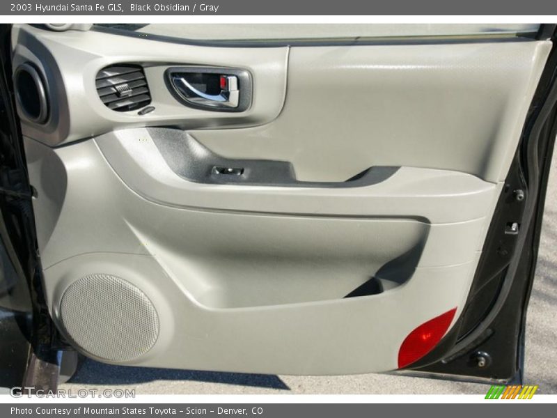 Black Obsidian / Gray 2003 Hyundai Santa Fe GLS