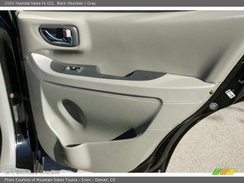 Black Obsidian / Gray 2003 Hyundai Santa Fe GLS